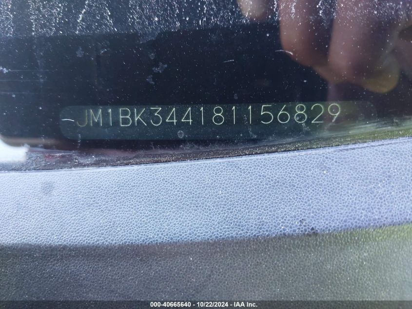 2008 Mazda Mazda3 S Touring VIN: JM1BK344181156829 Lot: 40665640