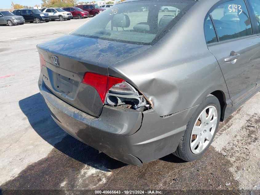 2008 Honda Civic Lx VIN: 1HGFA16578L020192 Lot: 40665643