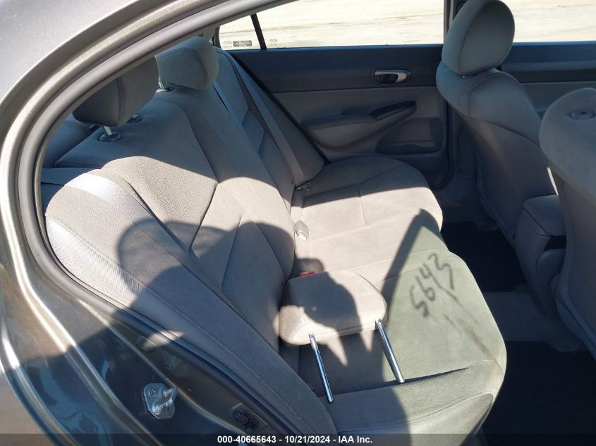 2008 Honda Civic Lx VIN: 1HGFA16578L020192 Lot: 40665643