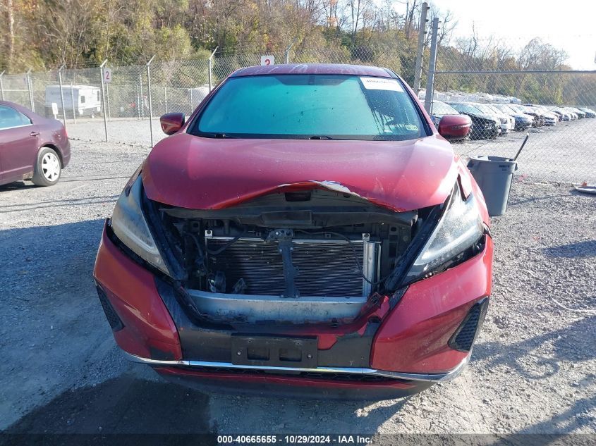 2019 Nissan Murano S VIN: 5N1AZ2MS9KN141068 Lot: 40665655