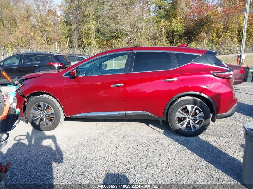 2019 Nissan Murano S VIN: 5N1AZ2MS9KN141068 Lot: 40665655