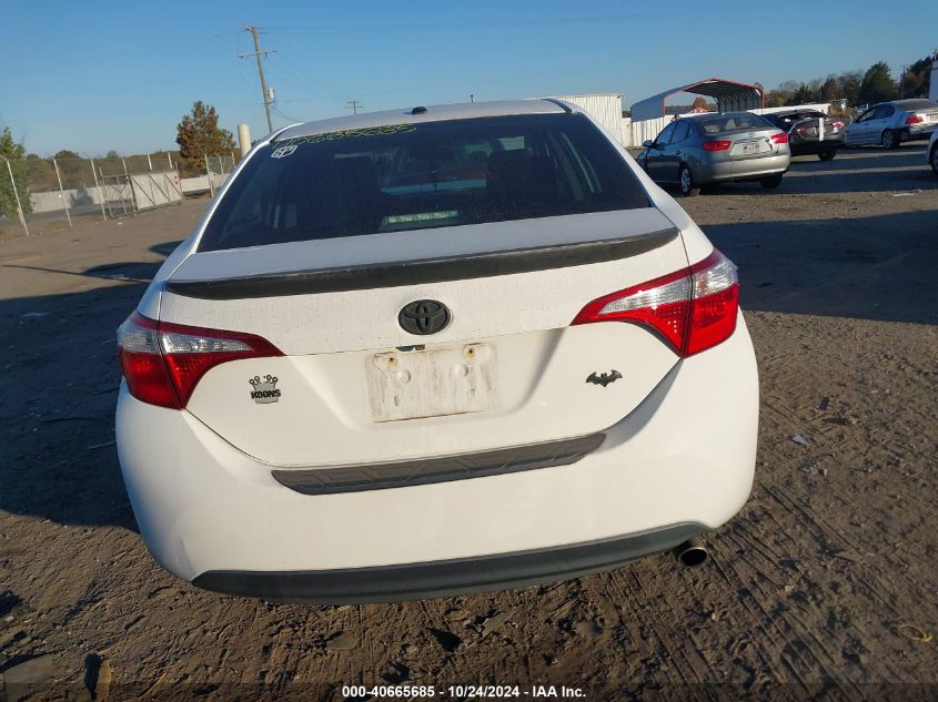 2014 Toyota Corolla L/Le/Le Pls/Prm/S/S Pls VIN: 2T1BURHE5EC024342 Lot: 40665685