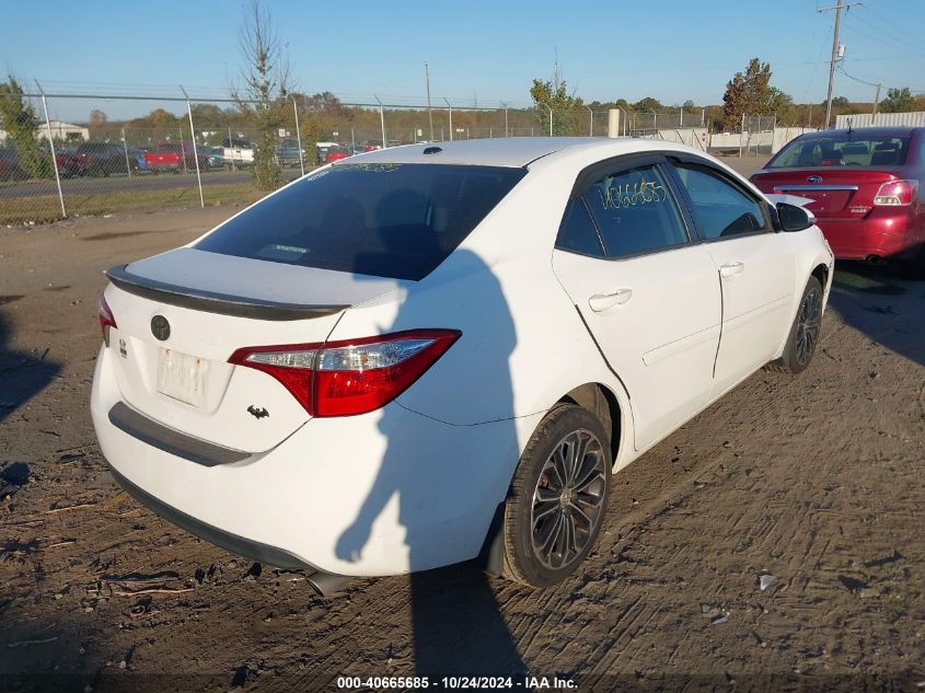 2014 Toyota Corolla L/Le/Le Pls/Prm/S/S Pls VIN: 2T1BURHE5EC024342 Lot: 40665685