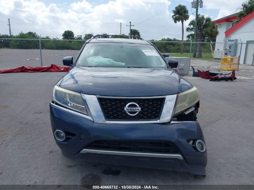 2016 Nissan Pathfinder Sl VIN: 5N1AR2MN1GC667711 Lot: 40665732