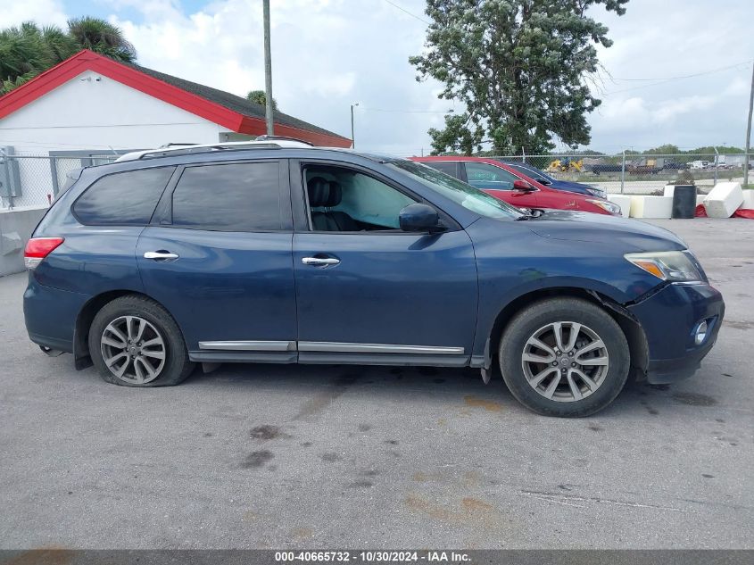 2016 Nissan Pathfinder Sl VIN: 5N1AR2MN1GC667711 Lot: 40665732