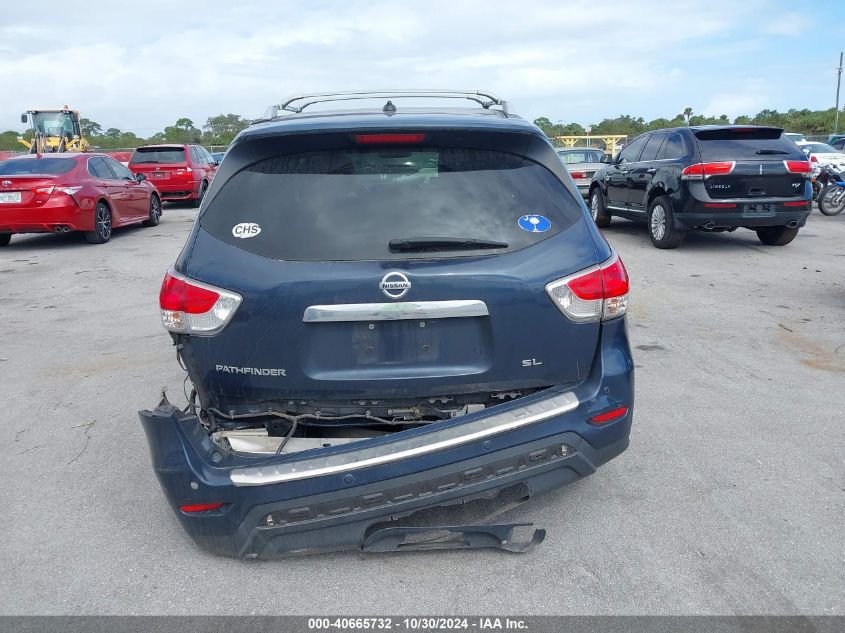 2016 Nissan Pathfinder Sl VIN: 5N1AR2MN1GC667711 Lot: 40665732