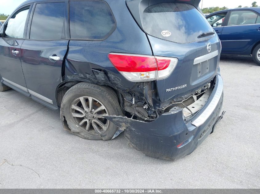 2016 Nissan Pathfinder Sl VIN: 5N1AR2MN1GC667711 Lot: 40665732