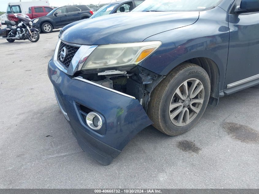 2016 Nissan Pathfinder Sl VIN: 5N1AR2MN1GC667711 Lot: 40665732