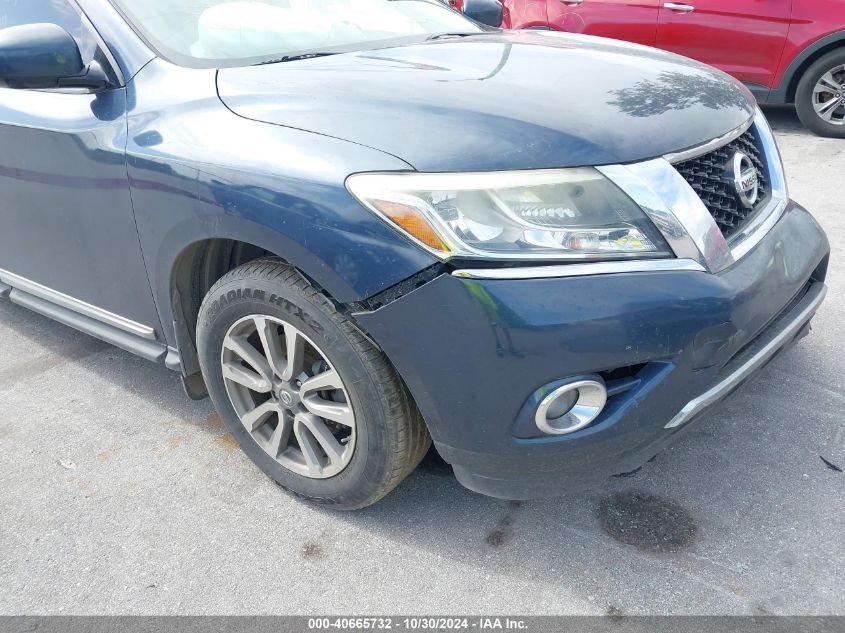 2016 Nissan Pathfinder Sl VIN: 5N1AR2MN1GC667711 Lot: 40665732