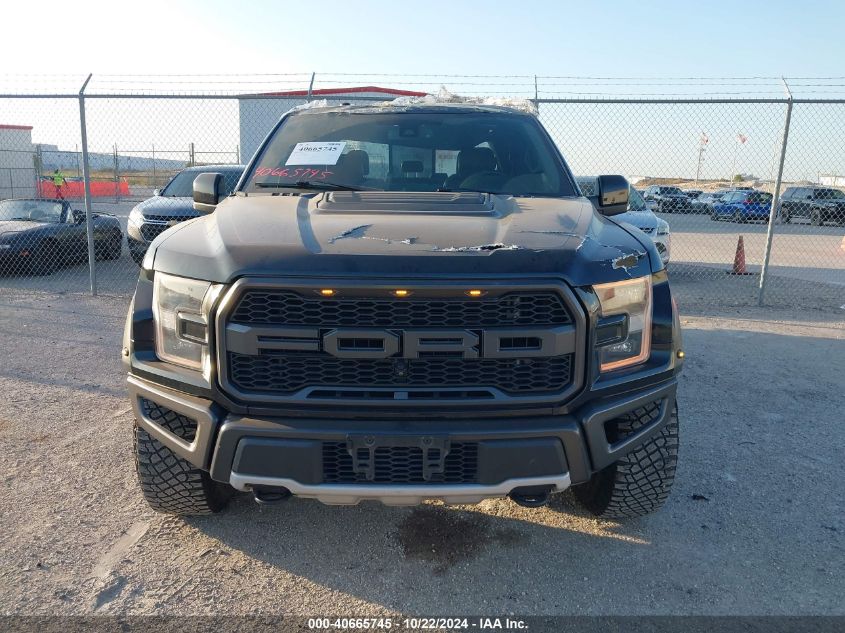 2018 FORD F-150 RAPTOR - 1FTFW1RG3JFD12407