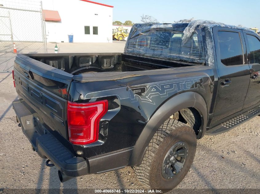 2018 FORD F-150 RAPTOR - 1FTFW1RG3JFD12407