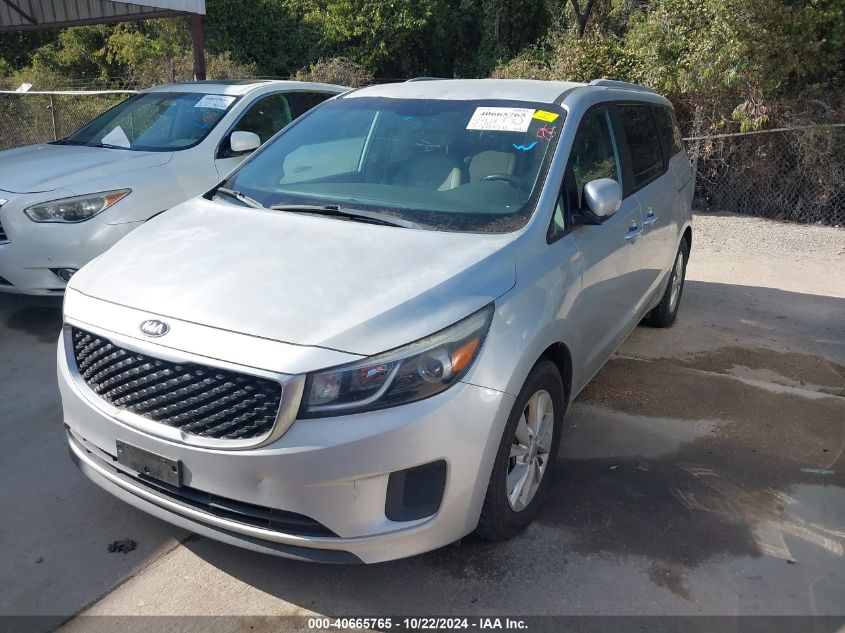 2015 Kia Sedona Lx VIN: KNDMB5C14F6040584 Lot: 40665765