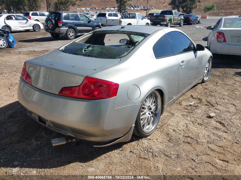 2004 Infiniti G35 VIN: JNKCV54E04M302614 Lot: 40665768