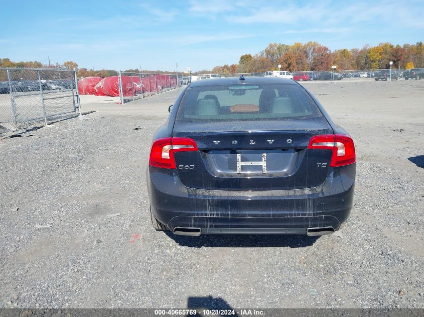 2016 Volvo S60 T5 Premier VIN: YV1612TK0G2400391 Lot: 40665769