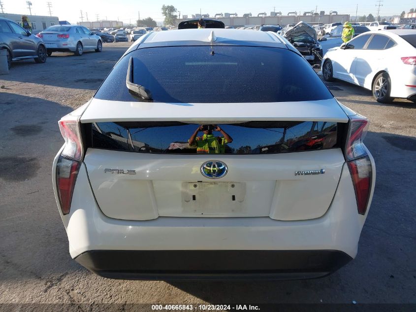 2016 Toyota Prius Two VIN: JTDKBRFU6G3021056 Lot: 40665843