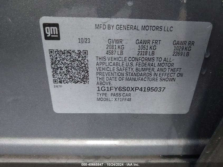 2023 CHEVROLET BOLT EUV FWD LT - 1G1FY6S0XP4195037