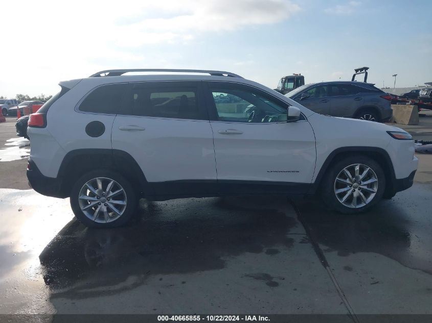 2016 Jeep Cherokee Limited VIN: 1C4PJLDB2GW264370 Lot: 40665855