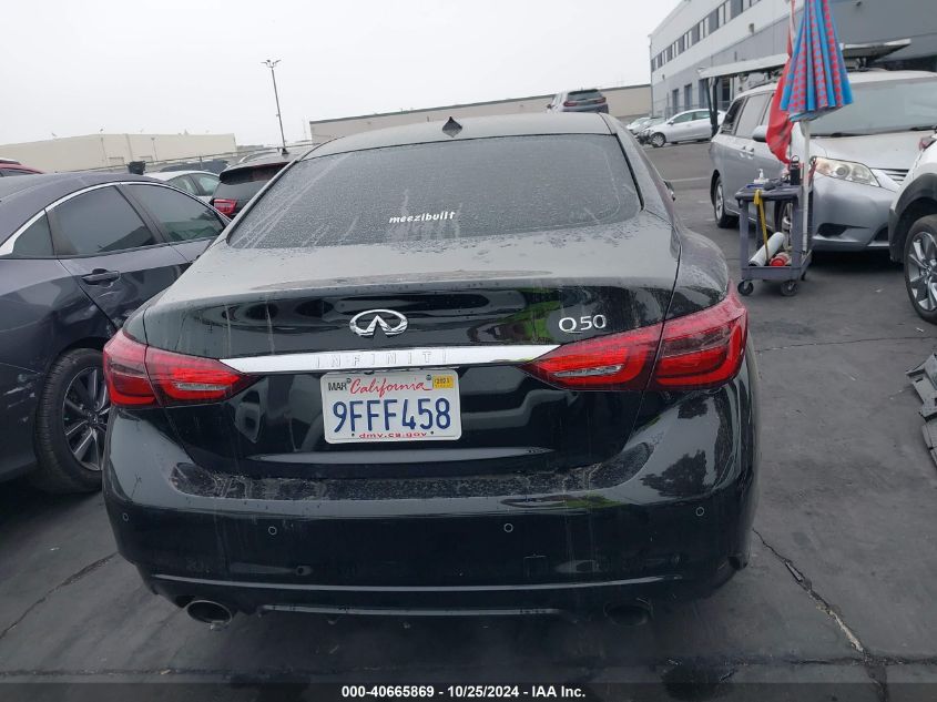 2023 Infiniti Q50 Luxe VIN: JN1EV7BP8PM511259 Lot: 40665869