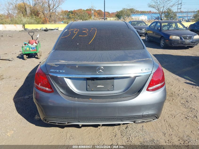 2018 Mercedes-Benz Amg C 43 4Matic VIN: 55SWF6EB2JU245745 Lot: 40665937