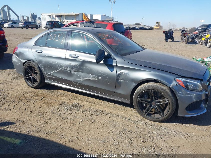 2018 Mercedes-Benz Amg C 43 4Matic VIN: 55SWF6EB2JU245745 Lot: 40665937