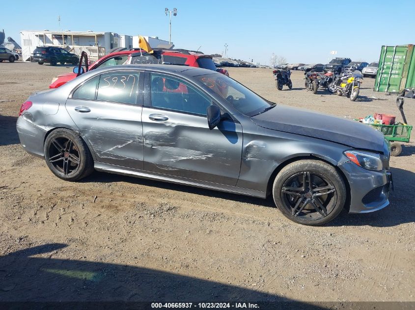 2018 Mercedes-Benz Amg C 43 4Matic VIN: 55SWF6EB2JU245745 Lot: 40665937