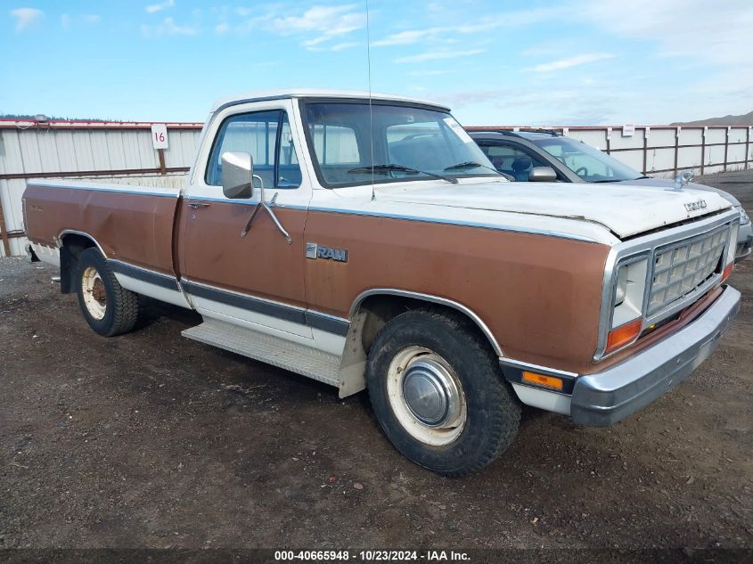 1984 Dodge D-Series D200/D250 VIN: 1B7JD24WXES227596 Lot: 40665948