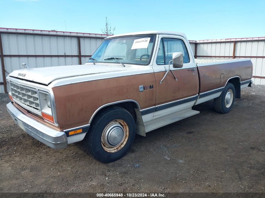 1984 Dodge D-Series D200/D250 VIN: 1B7JD24WXES227596 Lot: 40665948