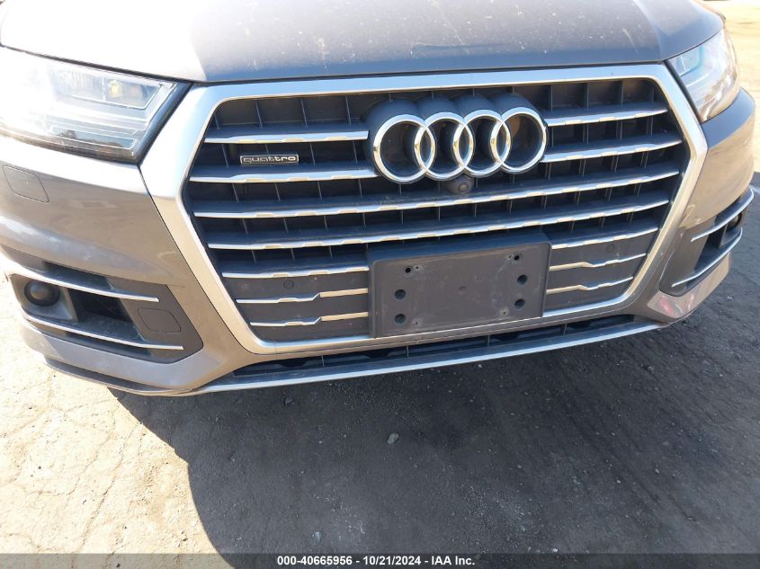 2017 Audi Q7 3.0T Premium VIN: WA1VAAF77HD038076 Lot: 40665956