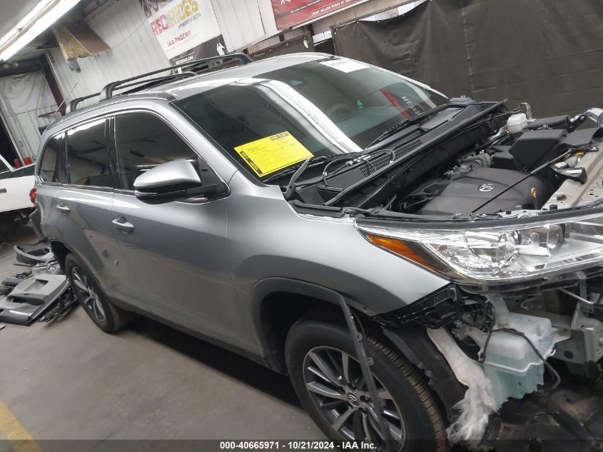 2019 Toyota Highlander Xle VIN: 5TDKZRFH8KS572658 Lot: 40665971