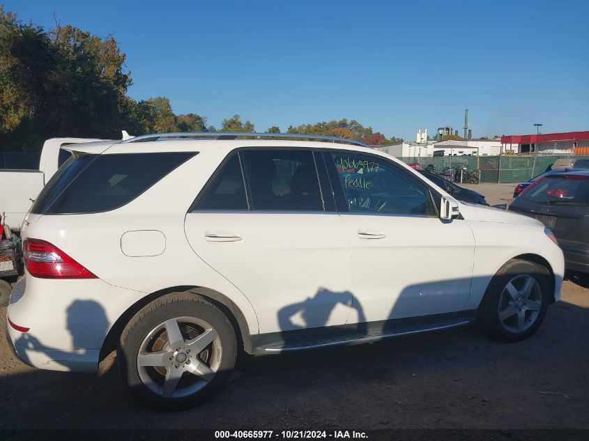 2015 Mercedes-Benz Ml 350 4Matic VIN: 4JGDA5HB1FA569696 Lot: 40665977