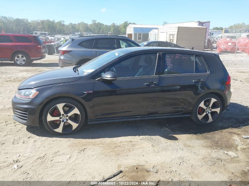 2015 VOLKSWAGEN GOLF GTI 2.0T SE 4-DOOR - 3VW4T7AU0FM028015