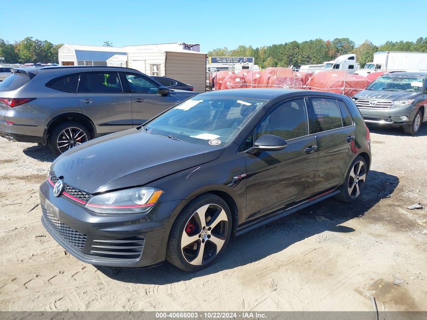 2015 VOLKSWAGEN GOLF GTI 2.0T SE 4-DOOR - 3VW4T7AU0FM028015