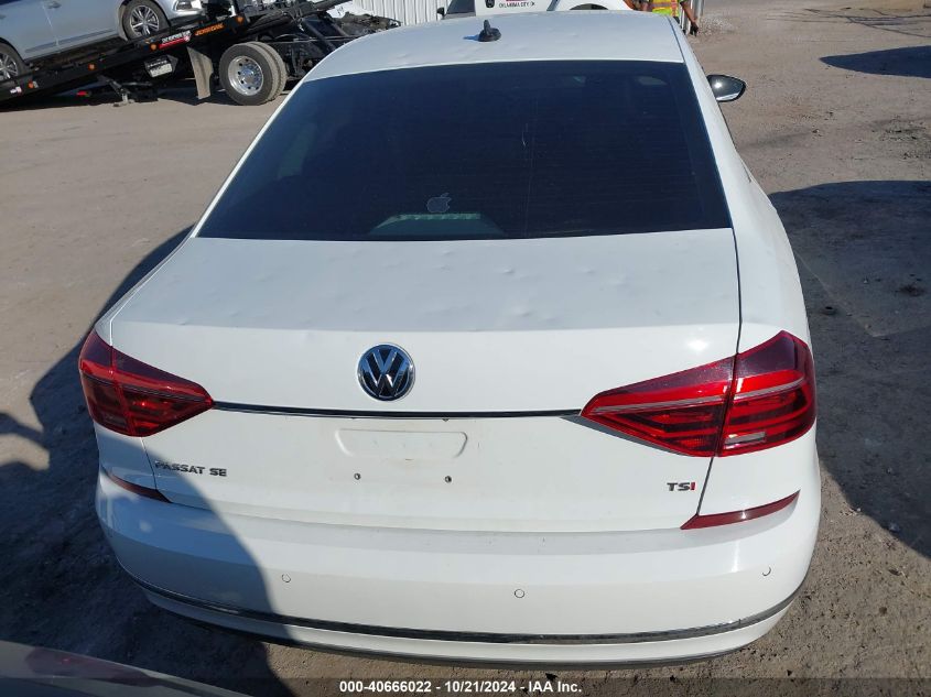 2017 Volkswagen Passat 1.8T Se VIN: 1VWGT7A38HC041071 Lot: 40666022