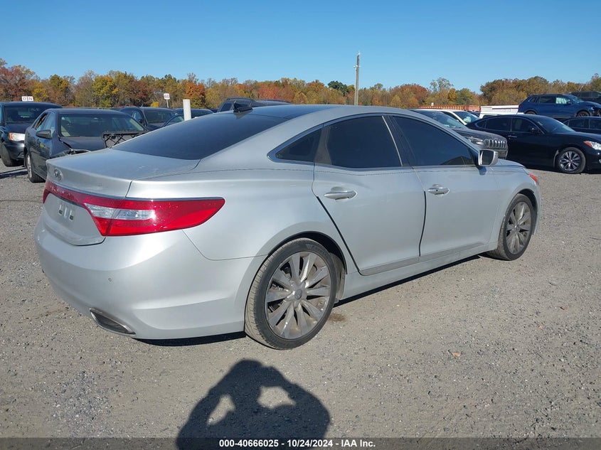 2013 HYUNDAI AZERA VIN: KMHFH4JGXDA270595