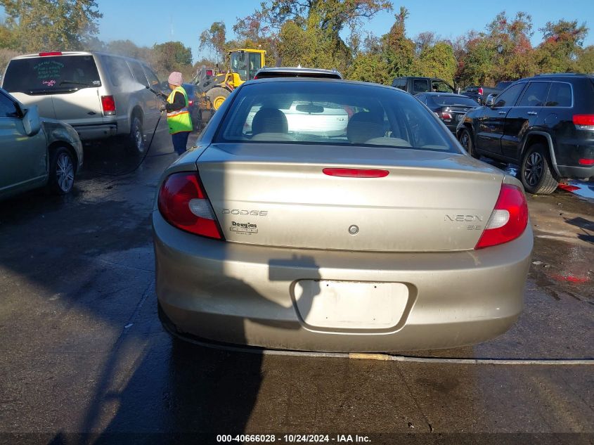 2002 Dodge Neon Se VIN: 1B3ES46C42D538089 Lot: 40666028