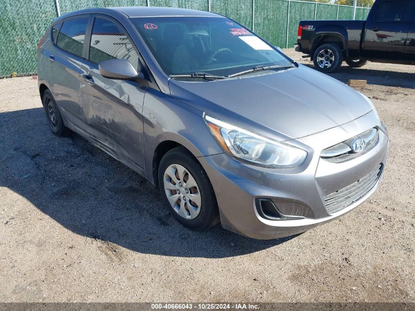 VIN KMHCT5AE6FU225340 2015 Hyundai Accent, GS no.1