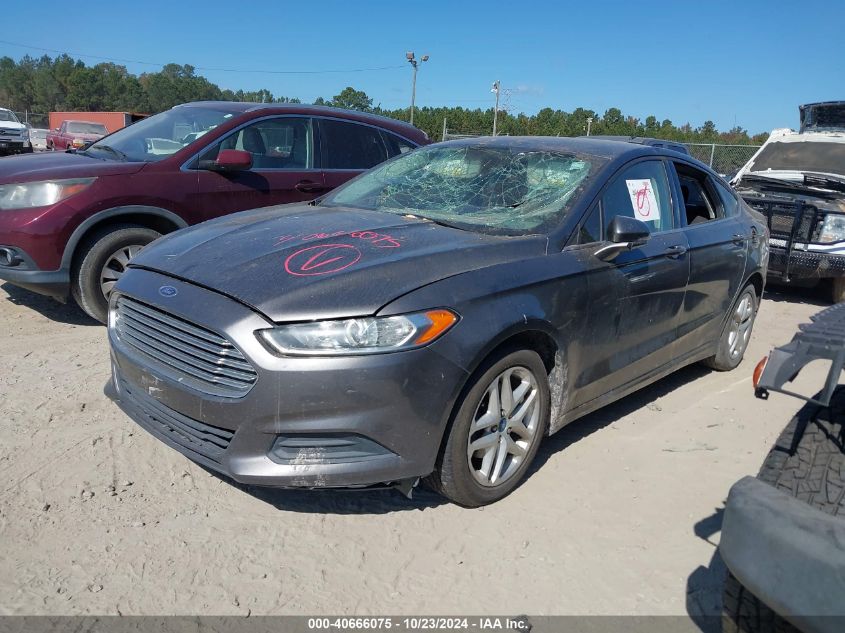 VIN 1FA6P0H7XE5403796 2014 Ford Fusion, SE no.2