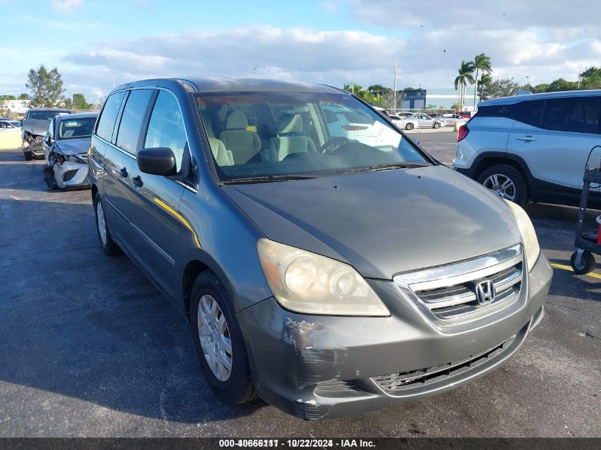 2007 Honda Odyssey Lx VIN: 5FNRL38207B042654 Lot: 40666111