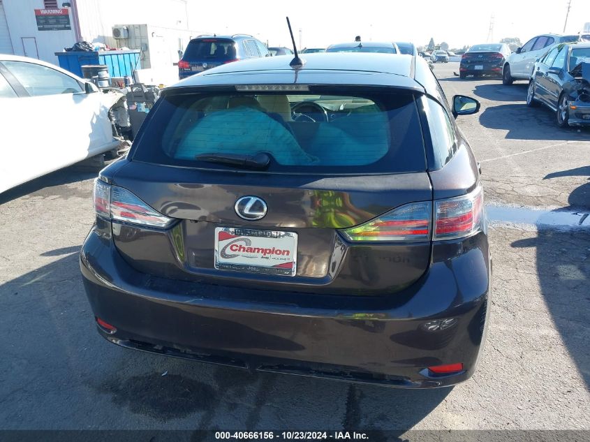 2012 Lexus Ct 200H Premium VIN: JTHKD5BH1C2098797 Lot: 40666156