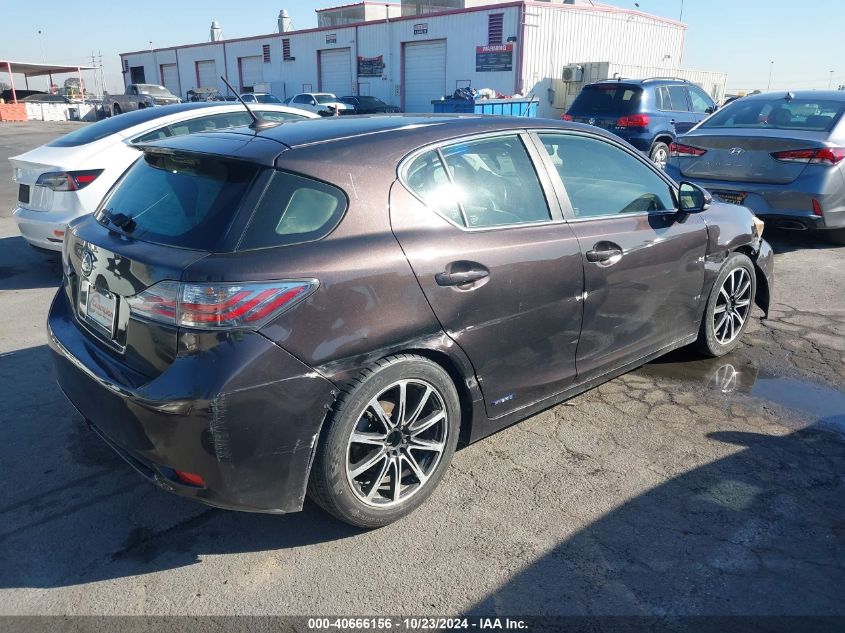 2012 Lexus Ct 200H Premium VIN: JTHKD5BH1C2098797 Lot: 40666156