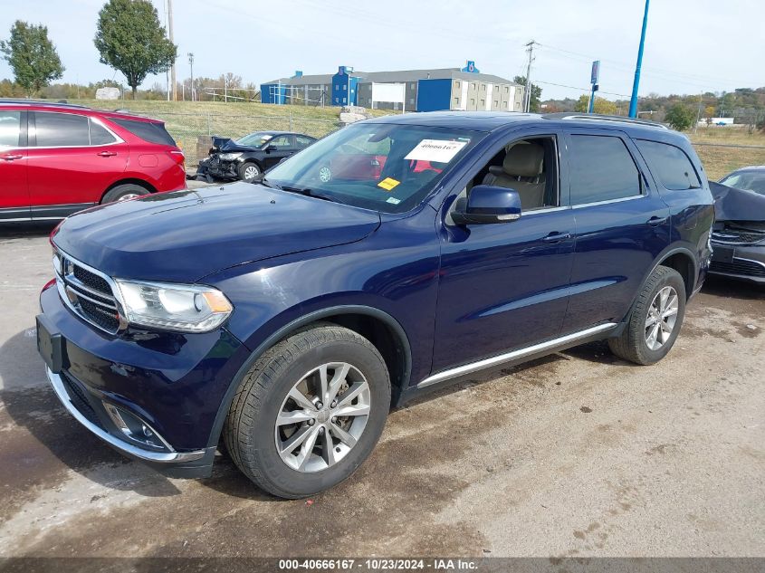 2014 Dodge Durango Limited VIN: 1C4RDJDG9EC318519 Lot: 40666167