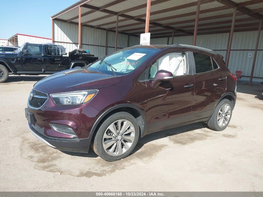 2018 Buick Encore Preferred VIN: KL4CJASB3JB698487 Lot: 40666168