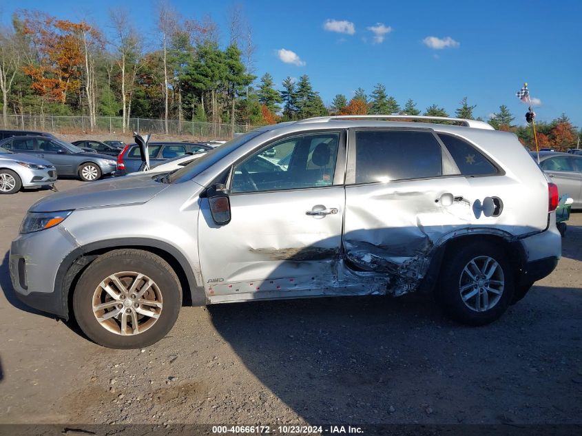 2015 Kia Sorento Lx VIN: 5XYKTDA64FG569477 Lot: 40666172