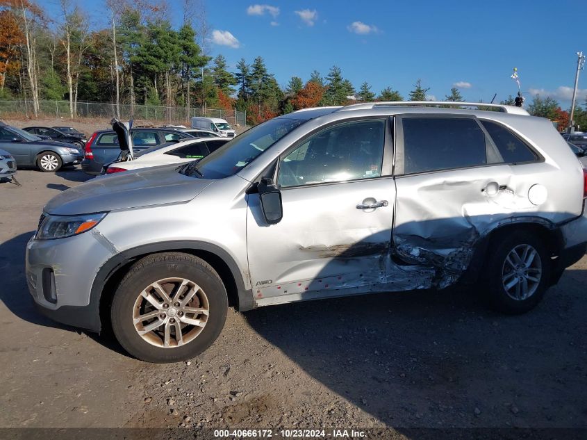 2015 Kia Sorento Lx VIN: 5XYKTDA64FG569477 Lot: 40666172