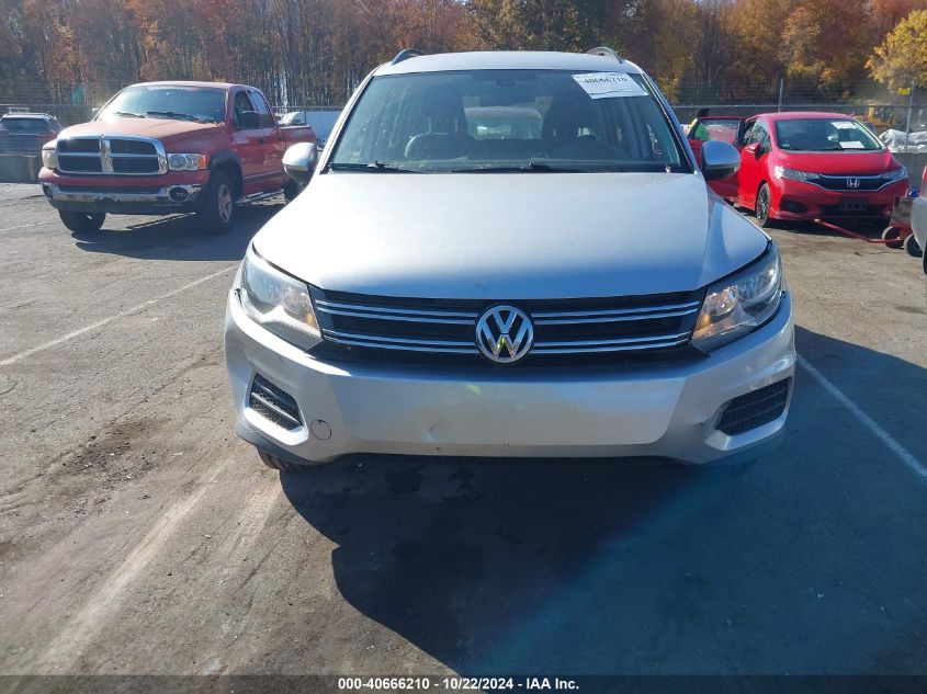 2016 Volkswagen Tiguan S VIN: WVGAV7AX5GW502631 Lot: 40666210