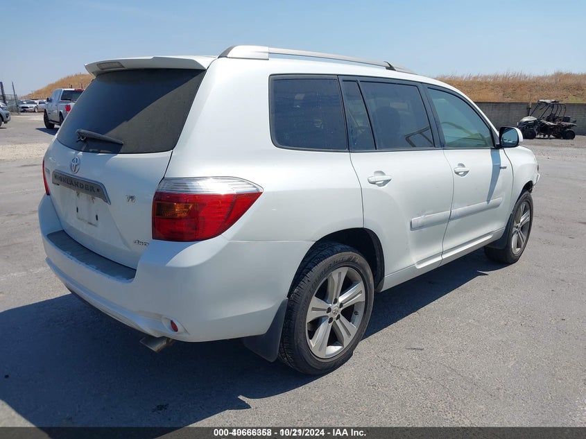 JTEES43A182046640 2008 TOYOTA HIGHLANDER photo no. 4
