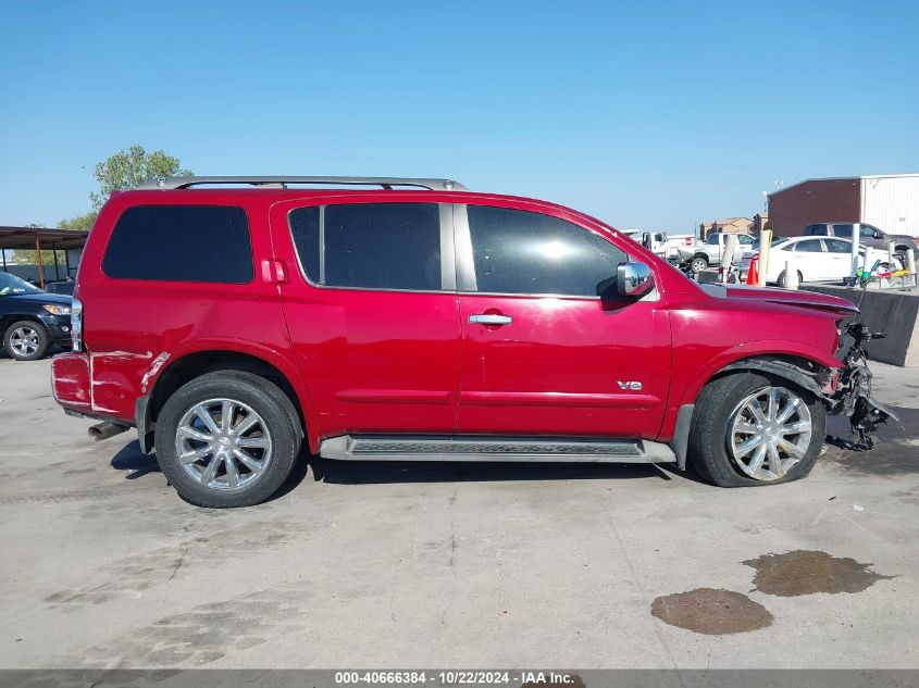 2008 Nissan Armada Se VIN: 5N1BA08D28N622929 Lot: 40666384