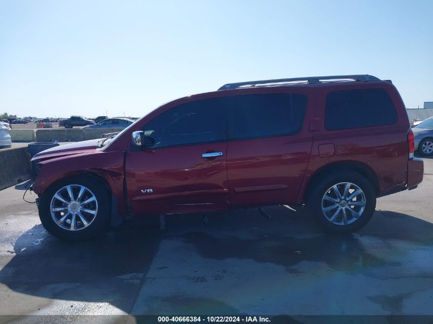 2008 Nissan Armada Se VIN: 5N1BA08D28N622929 Lot: 40666384