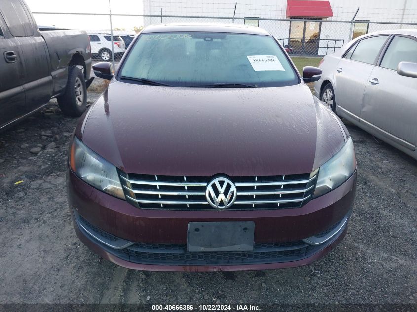 2013 Volkswagen Passat 2.0L Tdi Se VIN: 1VWBN7A34DC105427 Lot: 40666386