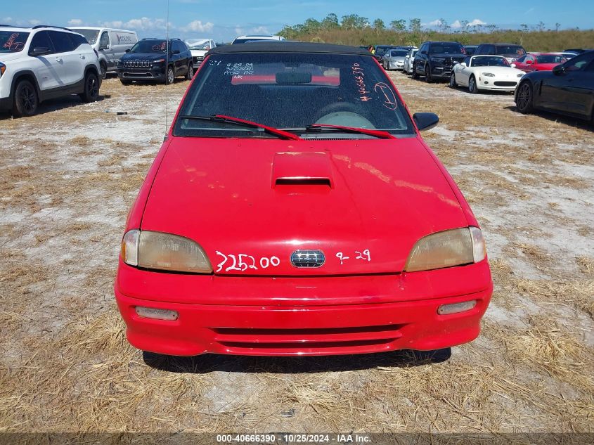 1993 Geo Metro Lsi Sprint Cl VIN: JG1MR3365PK209184 Lot: 40666390